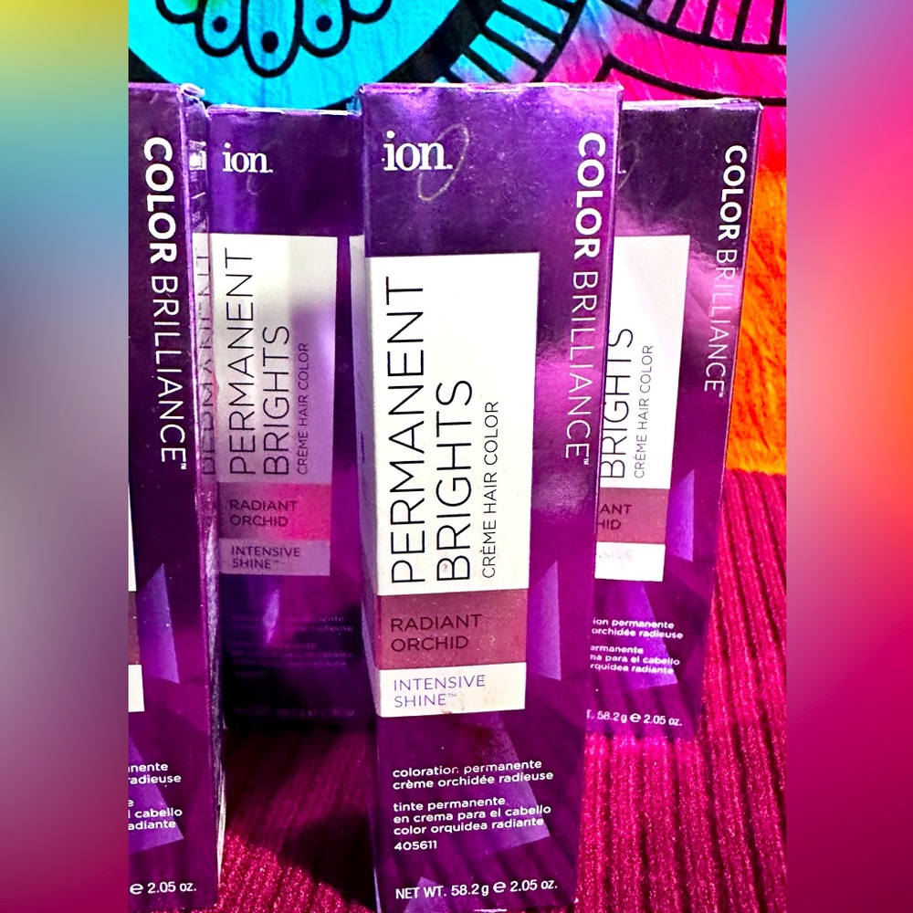 ion chrome purple hair dye
